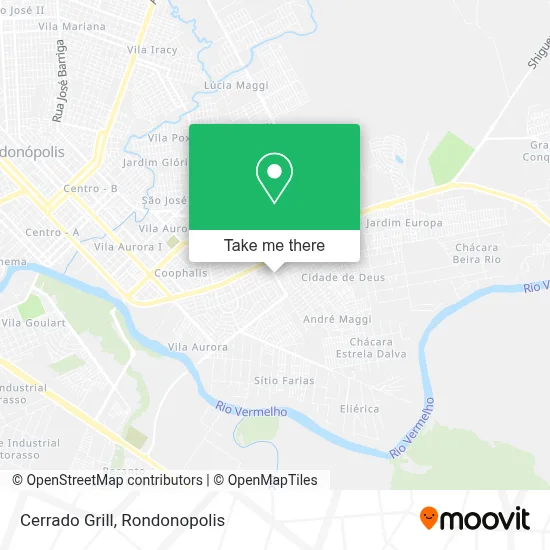Cerrado Grill map