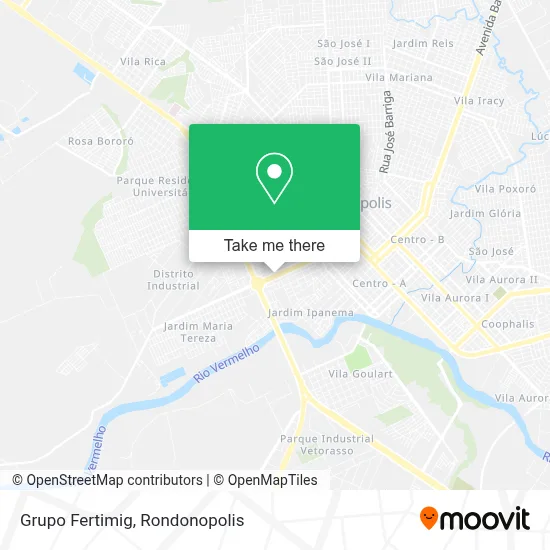 Grupo Fertimig map