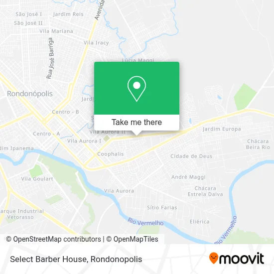 Select Barber House map