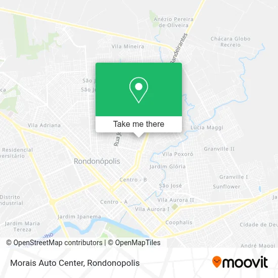 Morais Auto Center map