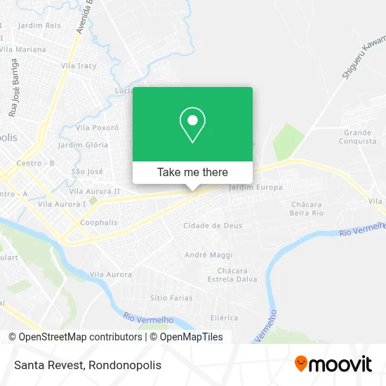Santa Revest map