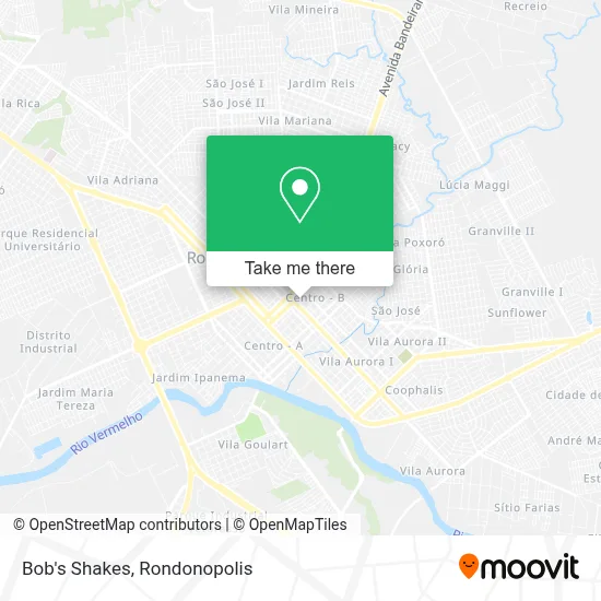 Bob's Shakes map
