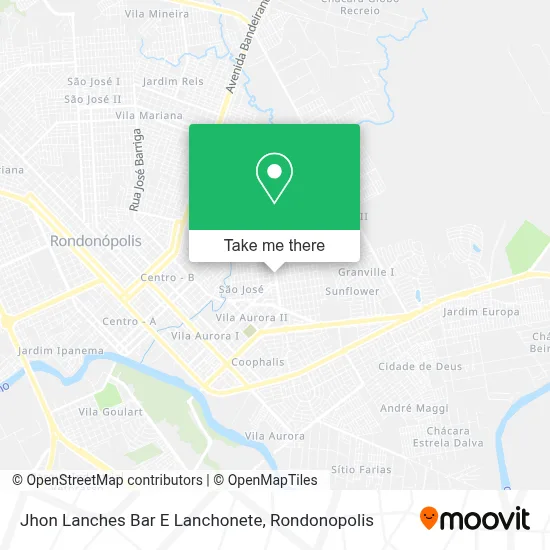 Jhon Lanches Bar E Lanchonete map