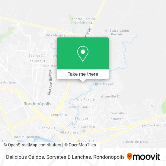 Delicious Caldos, Sorvetes E Lanches map