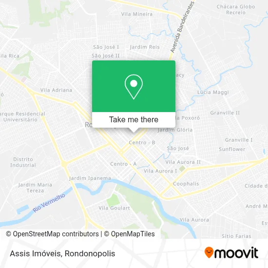 Assis Imóveis map