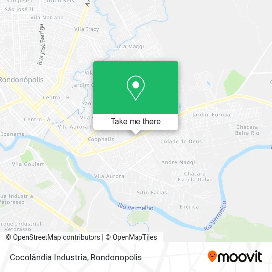 Cocolândia Industria map