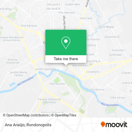 Ana Araújo map