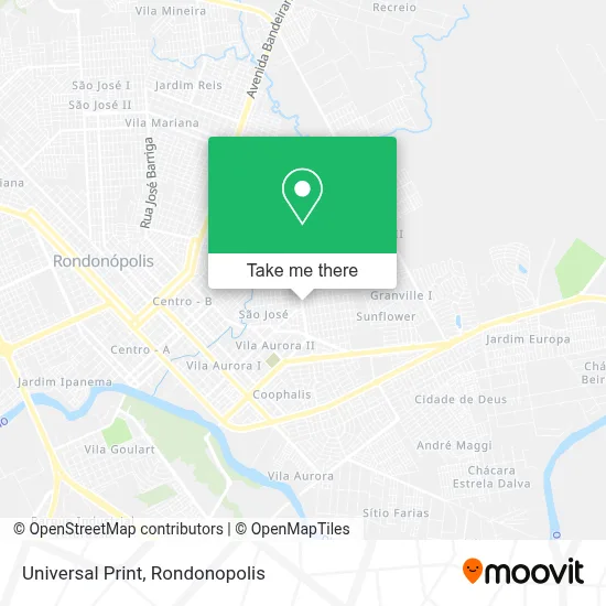 Universal Print map