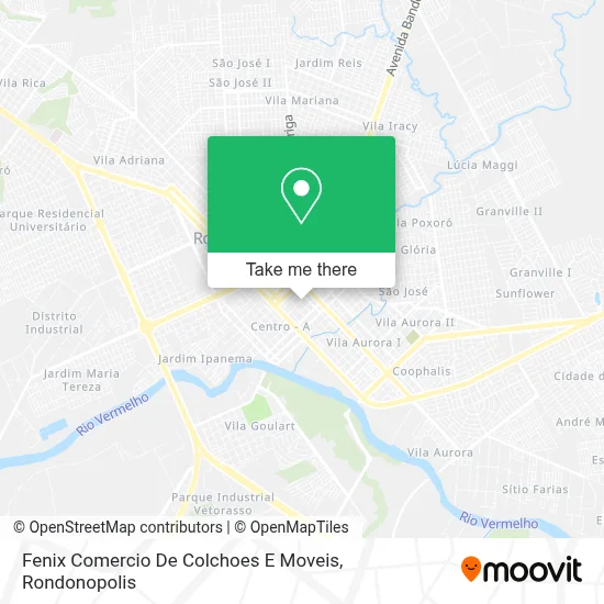 Fenix Comercio De Colchoes E Moveis map