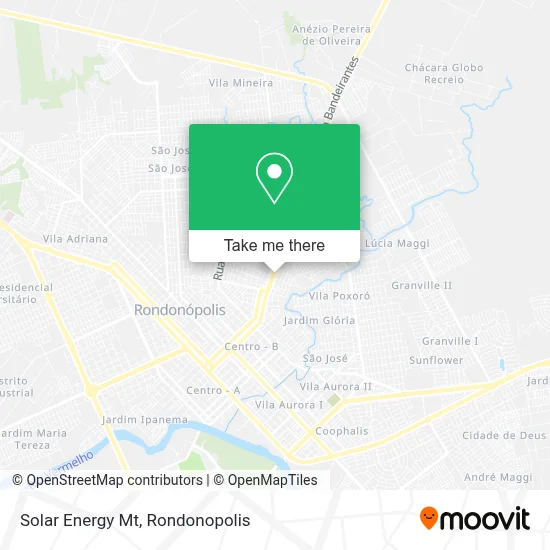 Solar Energy Mt map