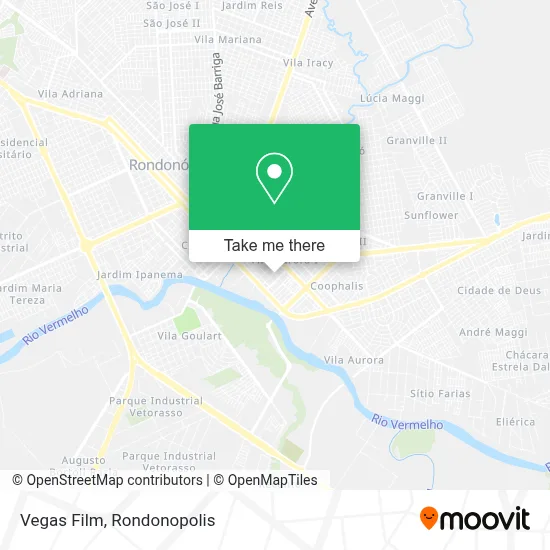 Vegas Film map