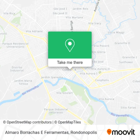 Almaro Borrachas E Ferramentas map