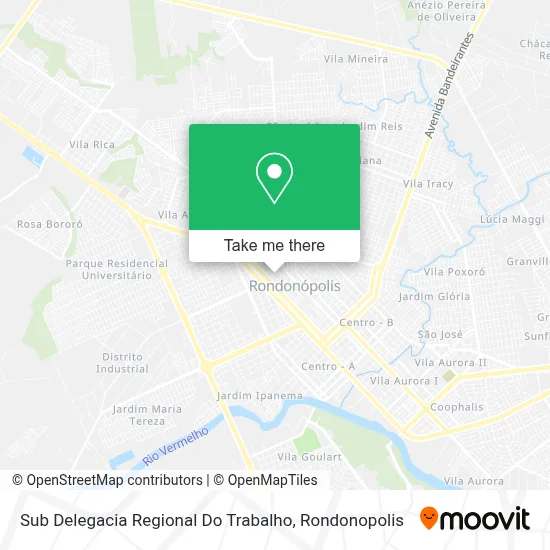 Sub Delegacia Regional Do Trabalho map