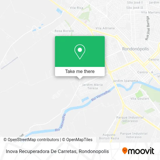 Inova Recuperadora De Carretas map