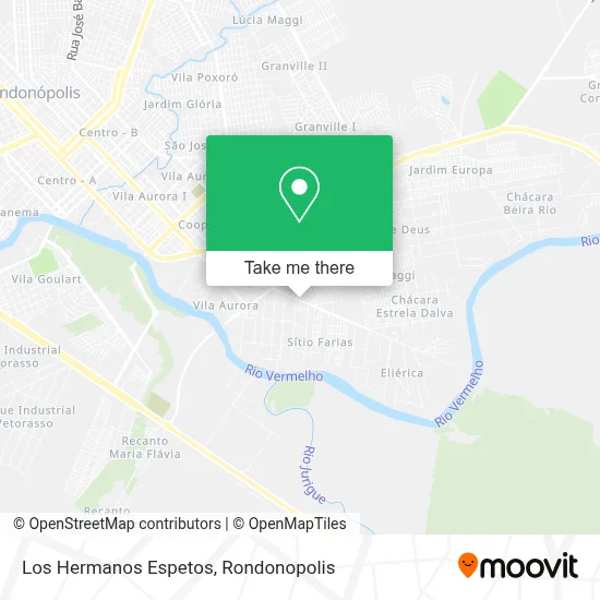 Los Hermanos Espetos map