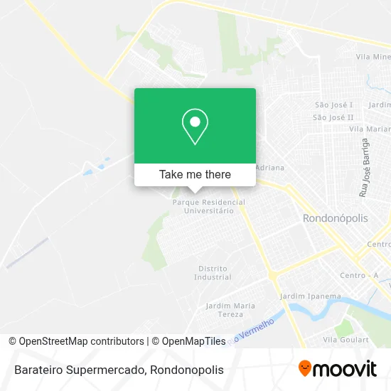 Barateiro Supermercado map