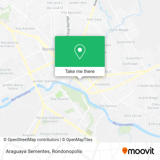 Araguaya Sementes map