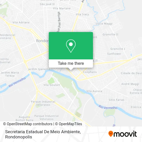 Secretaria Estadual De Meio Ambiente map