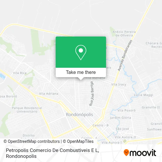 Petropolis Comercio De Combustiveis E L map
