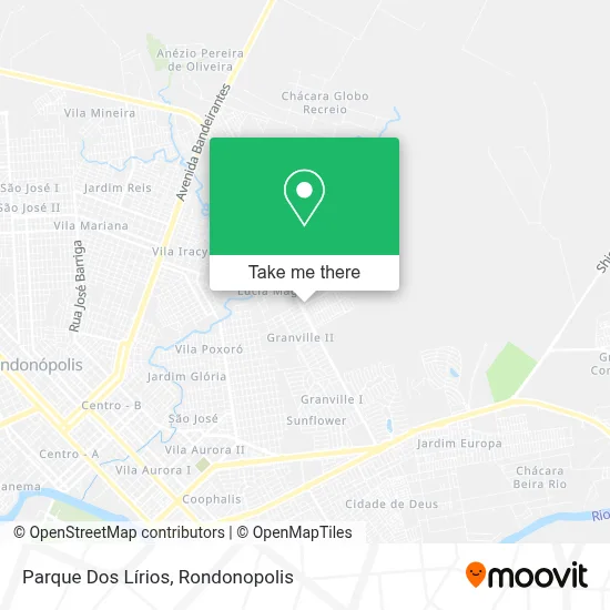 Parque Dos Lírios map