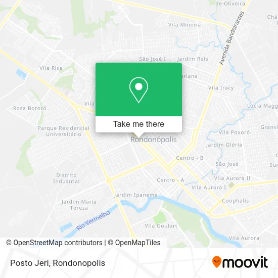 Posto Jeri map