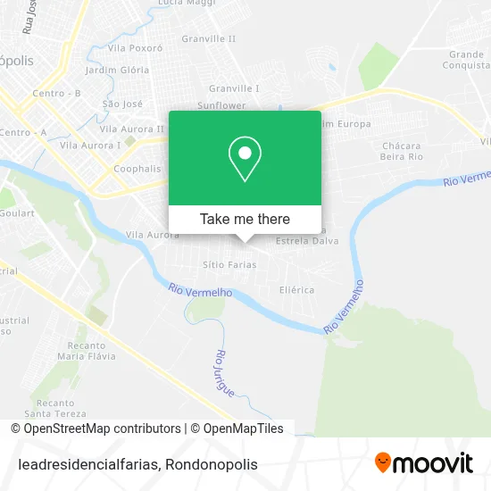 Ieadresidencialfarias map