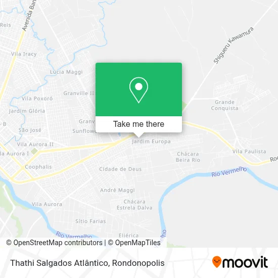 Thathi Salgados Atlântico map