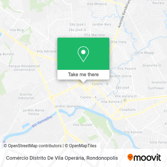 Comércio Distrito De Vila Operária map