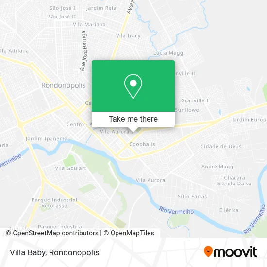 Villa Baby map