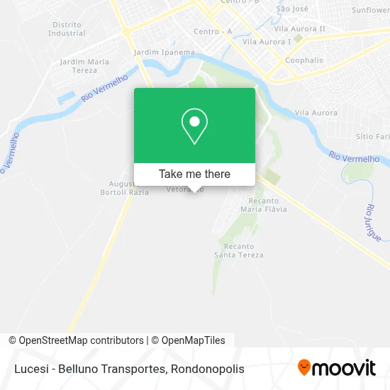 Lucesi - Belluno Transportes map
