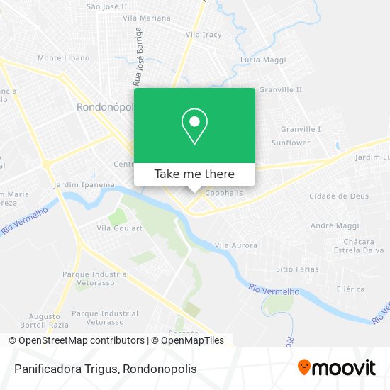 Panificadora Trigus map