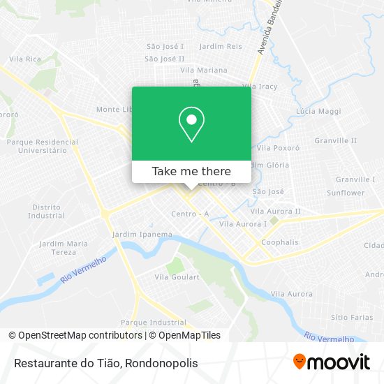 Mapa Restaurante do Tião
