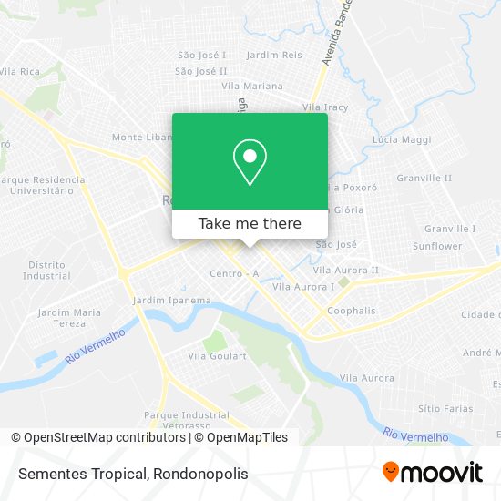 Sementes Tropical map