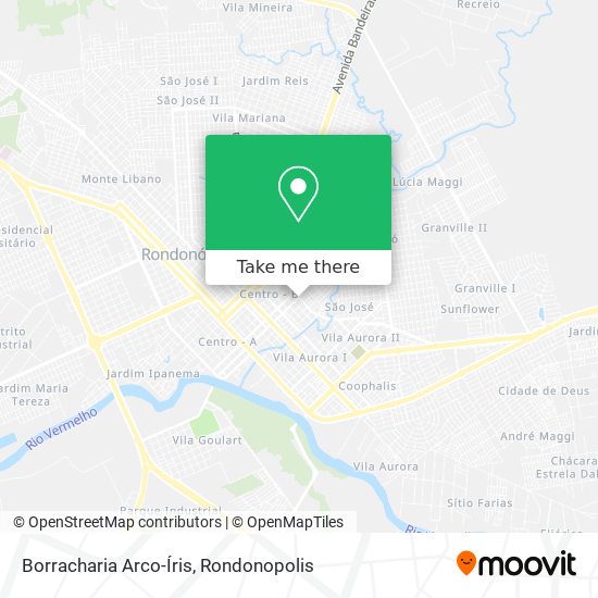 Borracharia Arco-Íris map
