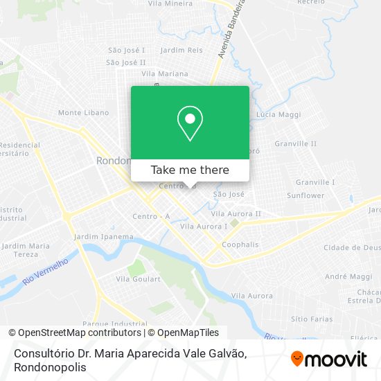 Consultório Dr. Maria Aparecida Vale Galvão map