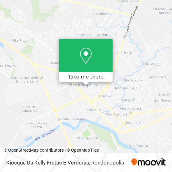Kiosque Da Kelly Frutas E Verduras map