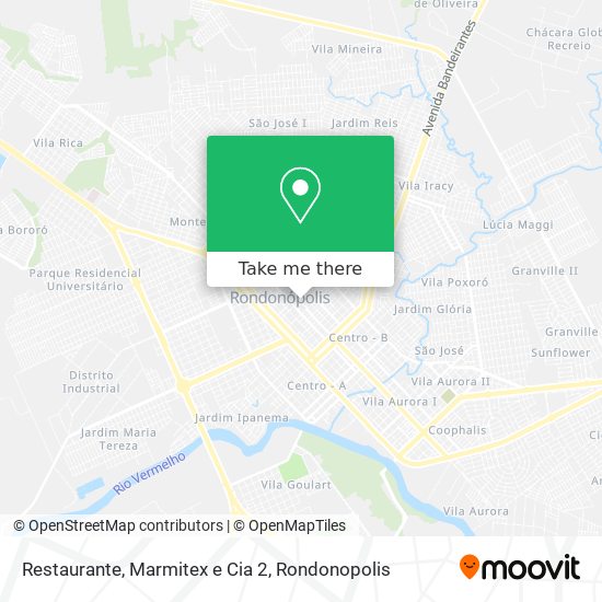 Mapa Restaurante, Marmitex e Cia 2