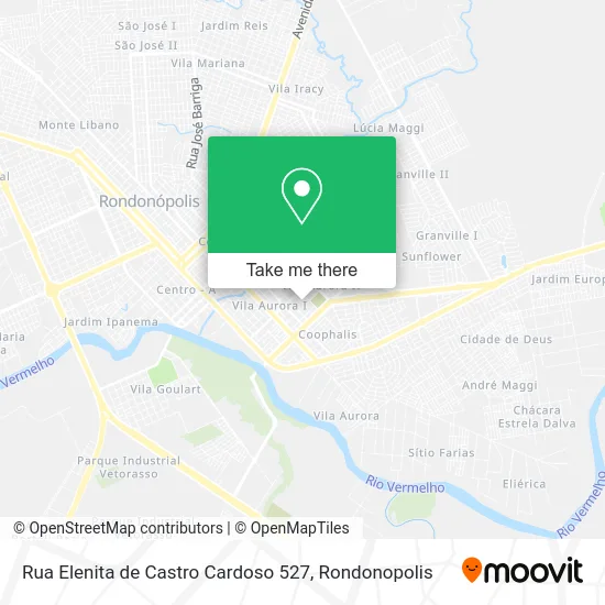 Rua Elenita de Castro Cardoso 527 map