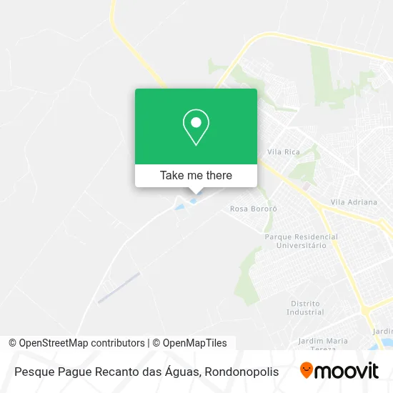 Pesque Pague Recanto das Águas map