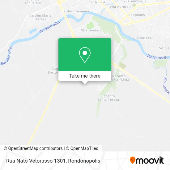 Rua Nato Vetorasso 1301 map