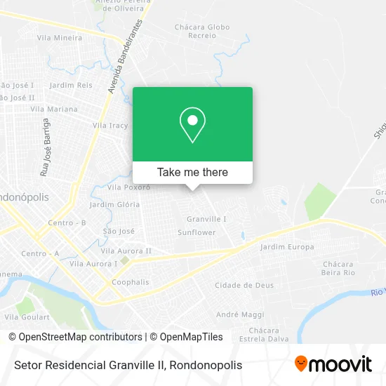 Setor Residencial Granville II map