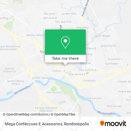 Mega Confeccoes E Acessorios map