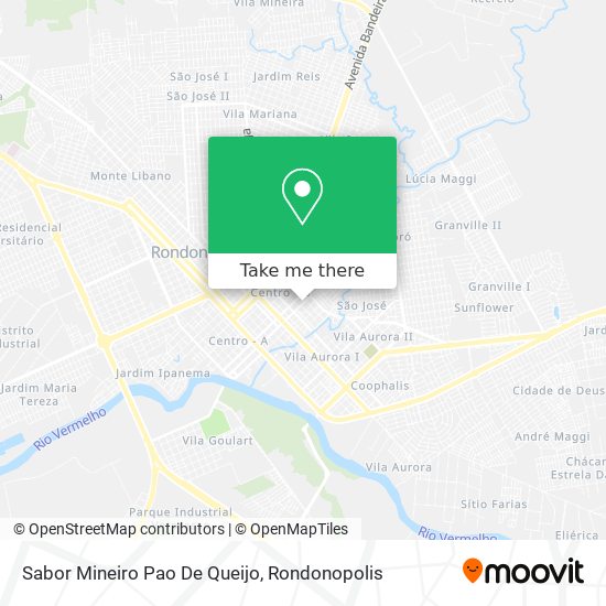 Sabor Mineiro Pao De Queijo map