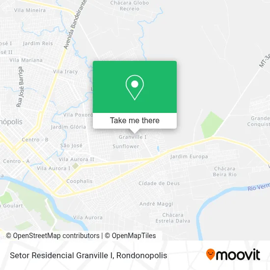 Setor Residencial Granville I map