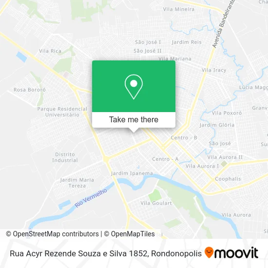 Rua Acyr Rezende Souza e Silva 1852 map