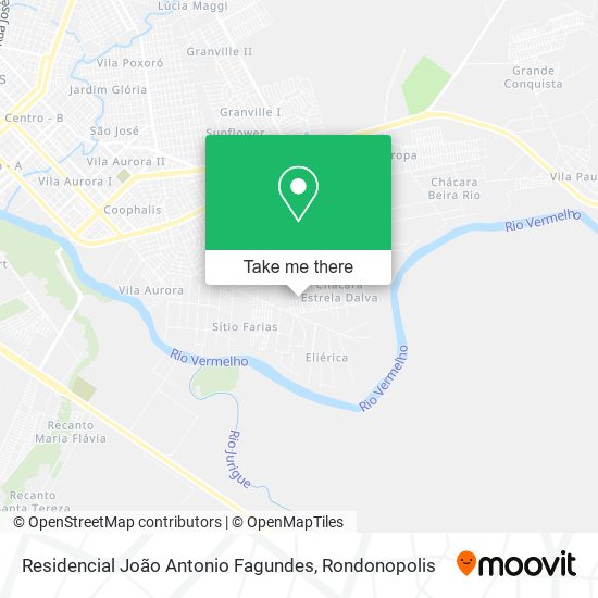 Mapa Residencial João Antonio Fagundes