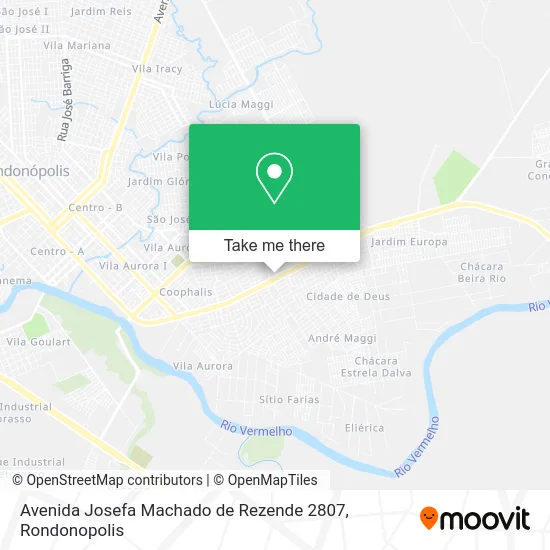 Avenida Josefa Machado de Rezende 2807 map