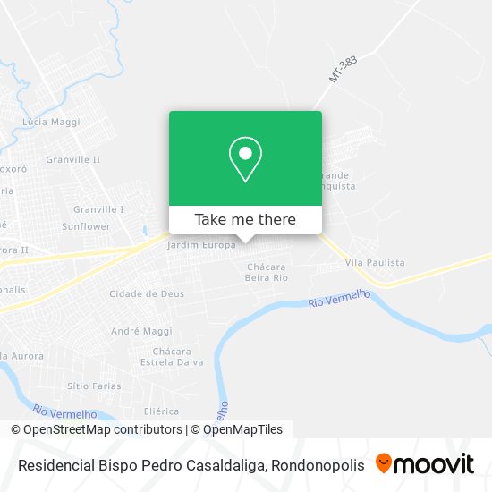 Residencial Bispo Pedro Casaldaliga map