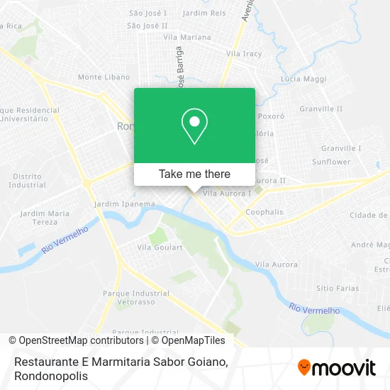 Restaurante E Marmitaria Sabor Goiano map
