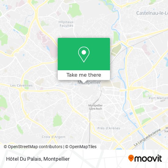 Hôtel Du Palais map